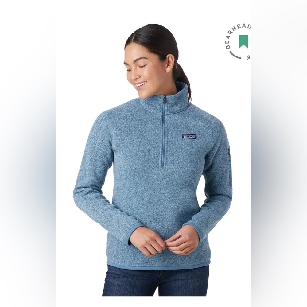 Patagonia Better Sweater® 1/4 Zip Pullover Fleece - Women's (Small - Blue)